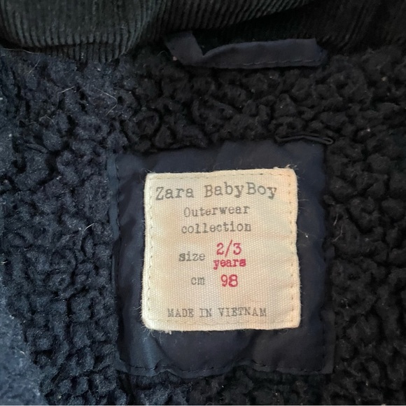 Zara Jackets & Coats Zara Baby Boy Quilted Coat With Sherpa Lining